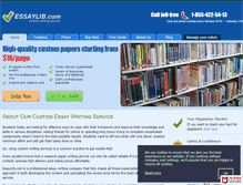 Tablet Screenshot of essaylib.com